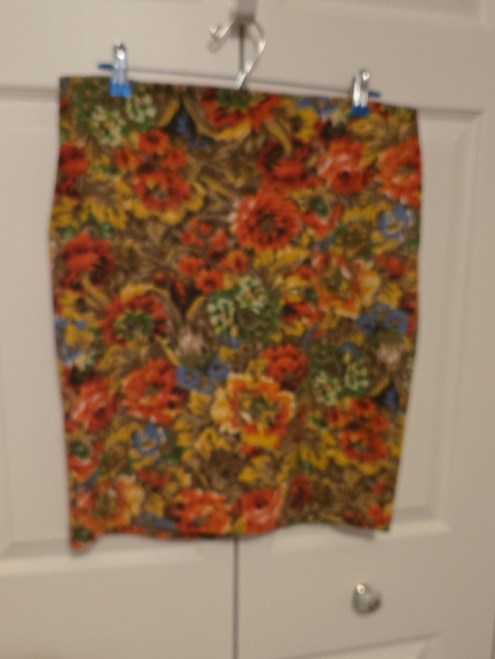 Talbots Floral Pencil Skirt